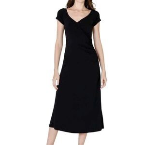 NWT VINCE Ruched Waist Midi Dress